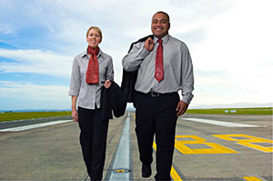 New uniforms displayed on the runway.