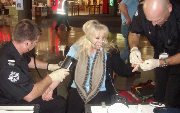 Karen Davy at Auckland Airport