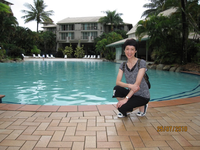 Maria from Cathay Pacific in Cairns