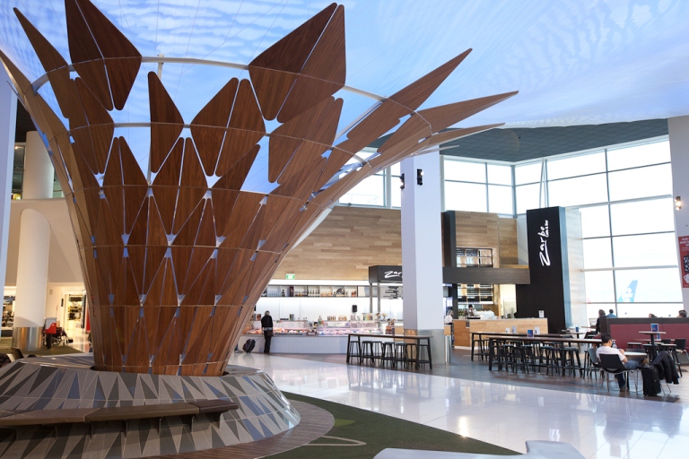 design retail award for international departures area