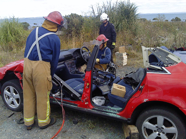 new recruits rescue training