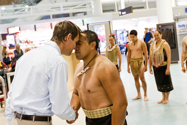 Maori welcome for Volvo CEO