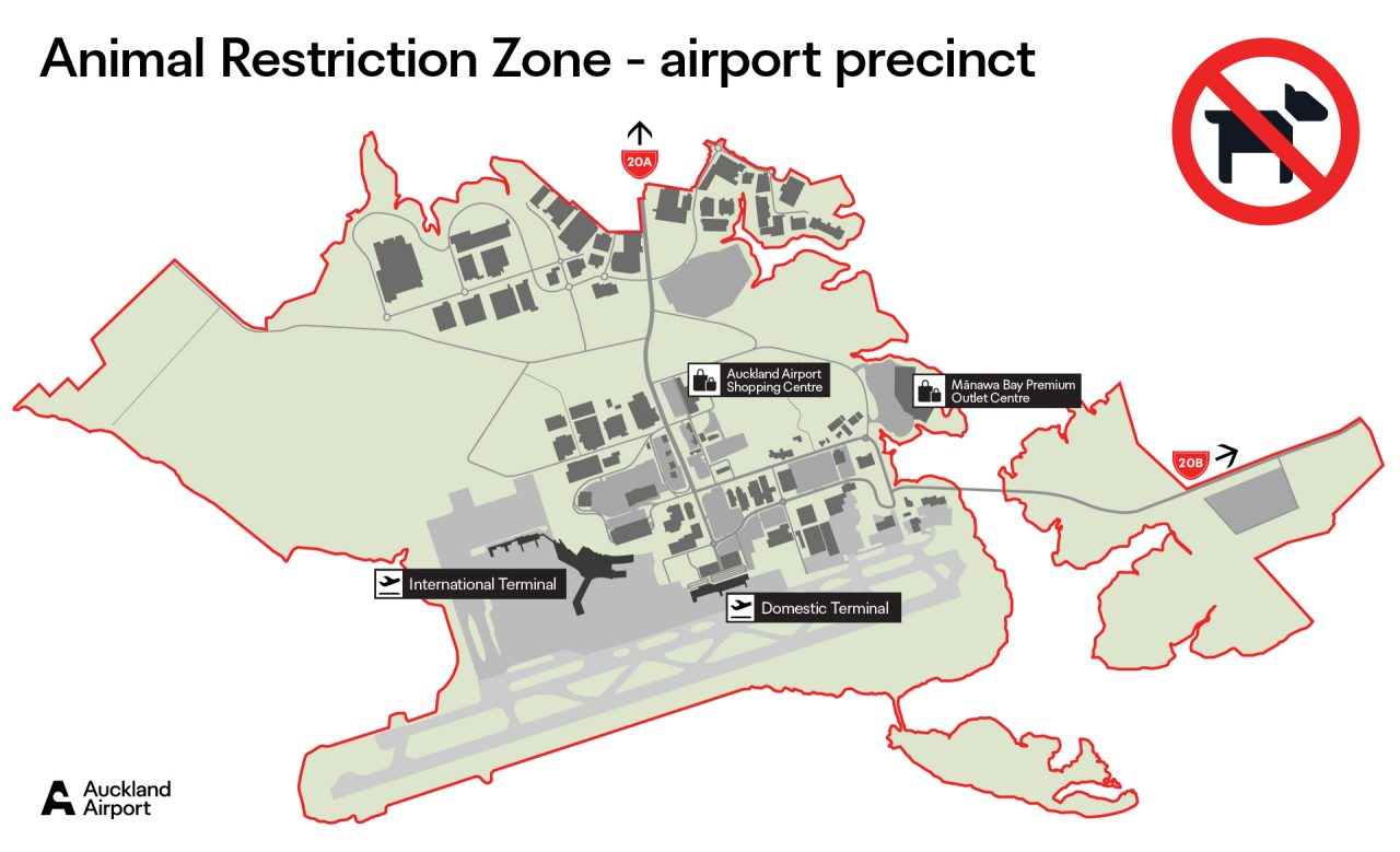 airport animal restriction map